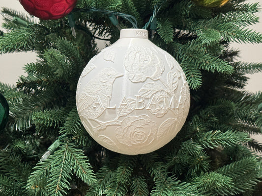 Alabama State Bird & Flower Ornament