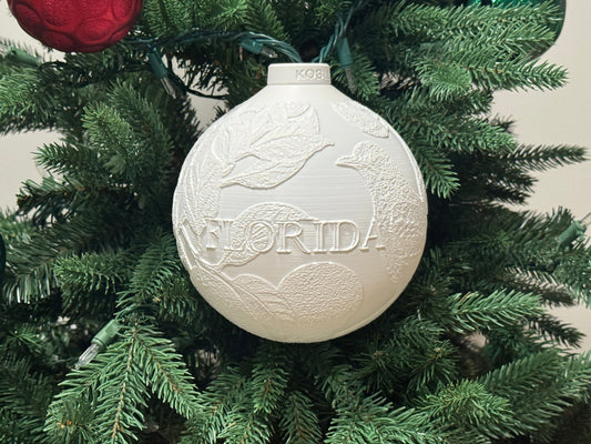Florida State Bird & Flower Ornament
