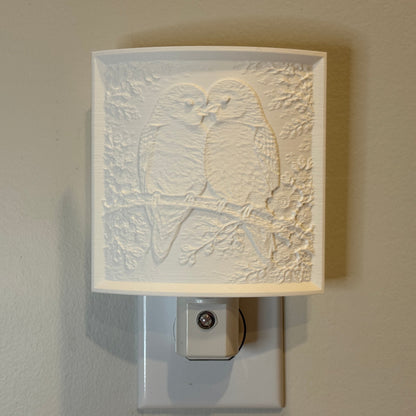 Lovebirds in Bloom Nightlight